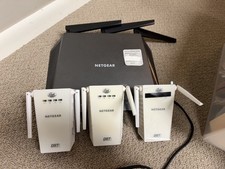 Netgear Nighthawk AC1900 DST Router, Model R7300 & 3 Netgear DST 6501 Add-on DST picture
