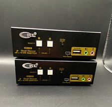 CKL CKL-922HUA Dual Monitor 2-Port HDMI/USB 2.0 KVM Hotkey Powered Hub picture