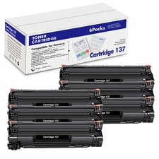 6PK CRG 137 Black Toner Comaptible for Canon 137 Toner Cartridge MF230 Series picture