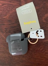 New Heyday Airpod Silicone Case with Clip key ring - Shadow Gray picture