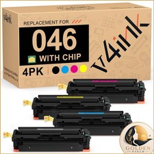 v4ink 046 Toner Cartridges Compatible for Canon CRG-046 046H 4-Pack Color picture