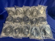 5 Foot Ethernet Network Cable Cat5e Patch Cord LAN - Pack of 10 x15 - New Sealed picture