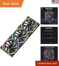 High-Performance Galaxy 120mm RGB Fans - 29dBA Noise with Daisy-Chain Design picture