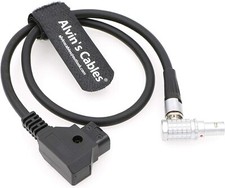 PVC D-Tap to 2 Pin Right Angle Power Cable 45cm for Teradek Bond SmallHD Monitor picture