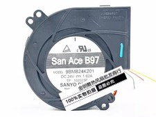 1PCS Sanyo 9BMB24K201 24V 1.62A PWM Speed-Controlled Blower Fan 9733 picture