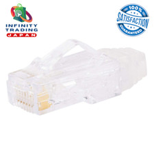 [100 pcs / NEW] Panduit Category 6 Modular Plug for Small Diameter Cable SP628-C picture