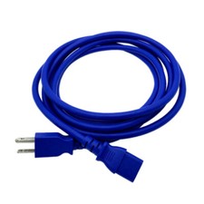10 Ft Blue Power Cord for HP MONITOR 2159M 2010I 2009M Replacement Cable picture