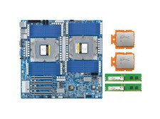Gigabyte MZ73-LM0 With 2x AMD EPYC GENOA 9334 QS CPU , 2x 16GB 4800MHz RAM picture