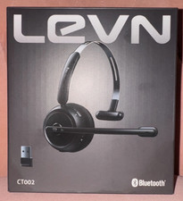 LEVN Wireless Headset Mic Bluetooth Noise Canceling Work From Home Office CT002 picture