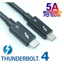 Startech TBLT4MM50CM 1.6FT THUNDERBOLT 4 CABLE - INTEL-CERTIFIED 40GBPS 100W PD picture