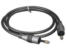 12ft Mini Toslink Optical Cable, Molded Type, Male to Male, Gray picture