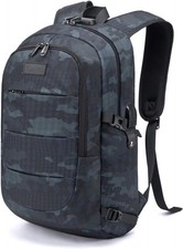 Tzowla Travel Laptop Backpack Water Resistant Standard 17.3inch, A-bluecamo picture