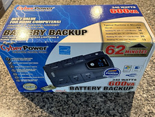 CyberPower 600VA/340W Desktop UPS Battery Backup 1030J 8-Outlets USB Black picture