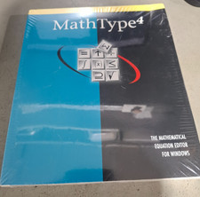 Math Type 4 Version 4.0 CD-ROM Software MathType Vintage Retro Box SEALED picture