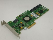 Low Profile HP LSI Logic SAS3041E-HP 4-Port PCI-e SAS SATA RAID Controller- picture