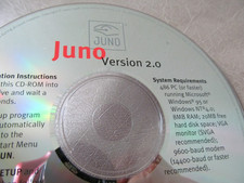 Vintage Juno Software Program v2.0 Disc Rare Early Version for 486 PC Computer picture