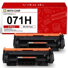 071 071H Black Toner Cartridge Compatible for Canon 071 High Yield 2 Pack picture
