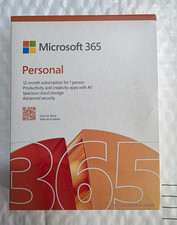Microsoft 365 Personal 12-Month 1 Person/1 Device Key Card Word Excel Mac/Win picture