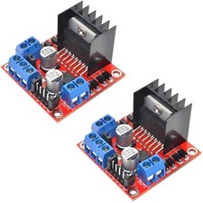WWZMDiB 2 Pcs L298N Motor Driver Controller Board DC Dual H Bridge Module picture