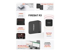 Firebat R3 Mini PC(High-performance Solution) With AMD Ryzen5 7430U 6C/12T, picture