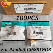 100PCS For Panduit CJ688TGOR GigaTX Cat6 MiniCom RJ45 Network Jack Module Orange picture