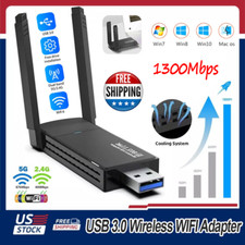 1300Mbps USB 3.0 Wireless WIFI Adapter Long Range Dongle Dual Band Network US picture