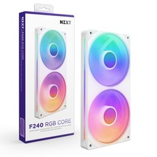 240mm RGB Fan Unit - Single-Frame Cooling System - White LED Lighting, Quiet Ope picture