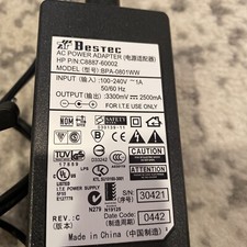 Tested OEM BESTEC Power Supply Cord AC ADAPTER Charger BPA-0801WW C8887-60002 HP picture