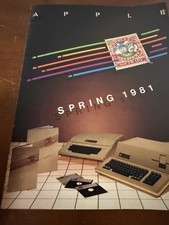 Apple Spring 1981 Catalog Computer Software Technology Magazine Vintage Print picture