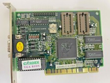 RARE VINTAGE CARDEX S3 TRIO64 PCI VGA CARD FCC ICUVGA-GW407B PN 9407-21 MXB31 picture