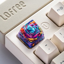 S-CRAFT SHINY MEW ARTISAN POKEMON KEYCAP picture
