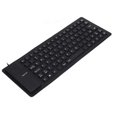 Waterproof Dustproof Silicone Keyboard Lightweight Foldable USB 85 Key picture