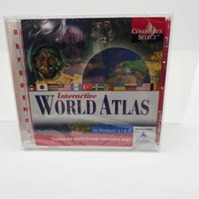 Compton's Select Interactive World Atlas Software for Windows 3.1 & 95 picture