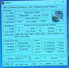 SRH3N - Intel Core i3-10100  4 Core 3.6 GHz LGA 1200 Intel UHD Graphics CPU picture