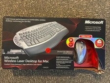 Microsoft Wireless Laser Desktop Ergonomic Curve Keyboard & Mouse 6000, Mac picture