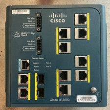 Cisco IE-3000-8TC Industrial Ethernet Switch, 8 Ports, DIN Rail, Managed picture