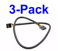 USB 2.0 Internal Motherboard Header Cable USB 9pin Female to Female (3-Pack) picture