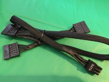 1x  eVGA 6 pin to 3x SATA POWER cable EVGA SuperNOVA G+ ,ORIGINAL picture