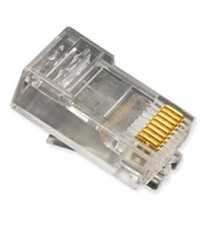 Icc ICMP8P8SRD Plug, 8p8c, Oval Entry, Solid, 100pk picture