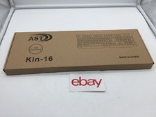 NEW/OPEN BOX AST Wired USB Keyboard Kin-16 NIB FREE S/H picture