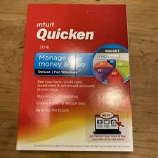 Intuit Quicken 2016 Deluxe (CD, 2015 1-Disc) Windows Vista SP1 / 7 / 8, 8.1 / 10 picture