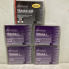 Lot Of 4 New Sealed Imation 3M TR-1 TRAVAN-1 400MB/800MB+1 8GB/4GB Minicartridge picture