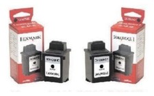 2 x Genuine LEXMARK 13400HC Jetprinter 1000 1020 1100 2030 3000 - 15M0640 Ink picture