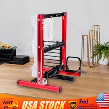 Red DIY ITX ATX MATX PC Frame Test Bench Open Air Case Water Cooling Fan Chassic picture