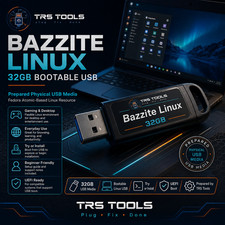 Bazzite Linux Bootable USB 32GB Prepared Physical Media picture