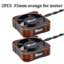 SURPASS HOBBY 2PCS Metal Cooling Fan 25-50mm RC Motor ESC Heat Sink picture