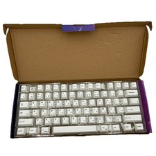 PBT 135 White Color Keycaps Japanese Cherry Keyboard picture