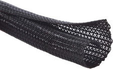 Cable Sleeve 25ft 3 8 inch Wire Loom Tube Split Protector Black for WiFi Audio picture