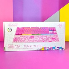 Razer Ornata V3 TKL Hello Kitty Gaming Keyboard Tenkeyless Sanrio NIB Sealed picture