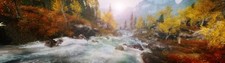 Landscape the elder scrolls v skyrim nature multiple Custom Gaming Mat Desk picture